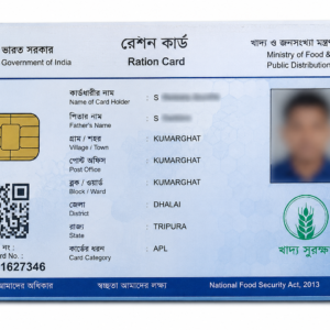 PVC Ration Card Print